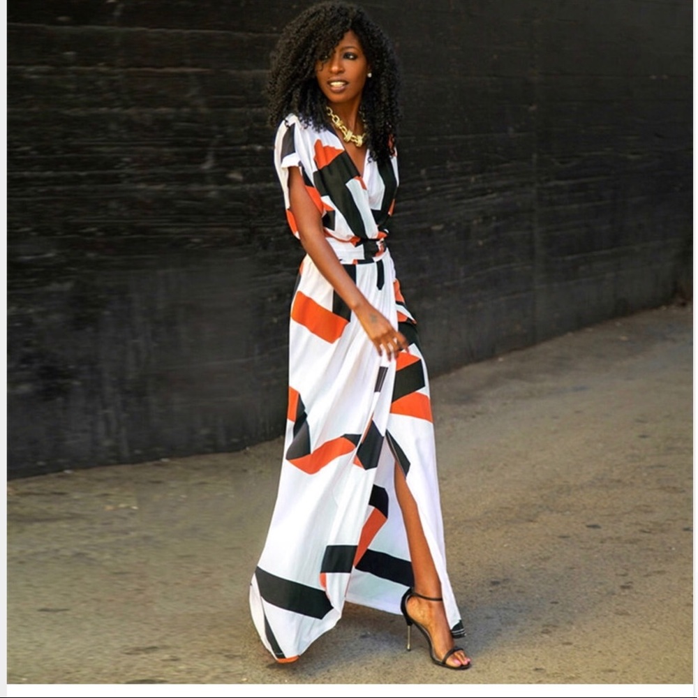 Summer wrap dress